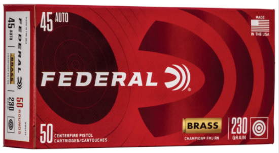 Picture of Federal Champion .45 ACP 230 gr FMJ – 50 Round Box
